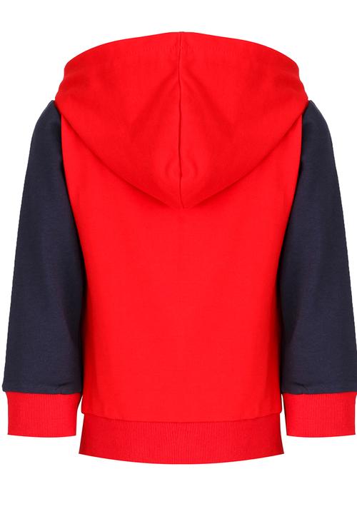 Pop Candy - Printed Hoodie Red