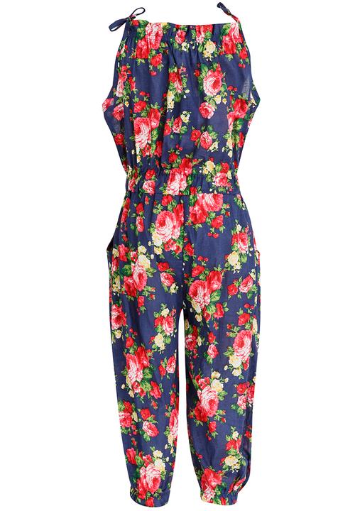 Pop Candy - Floral Playsuit Multi-colour
