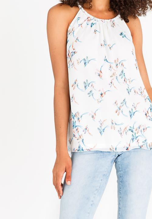 cath.nic - Susan Printed Top Cream