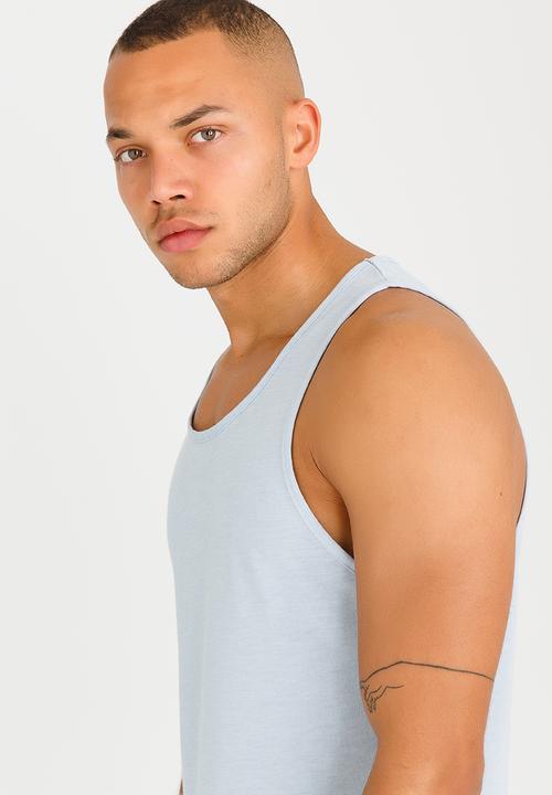 STYLE REPUBLIC - Arnie Styled Vest Pale Blue