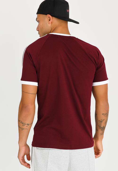 adidas Originals - Classic Crew Neck Tee Maroon