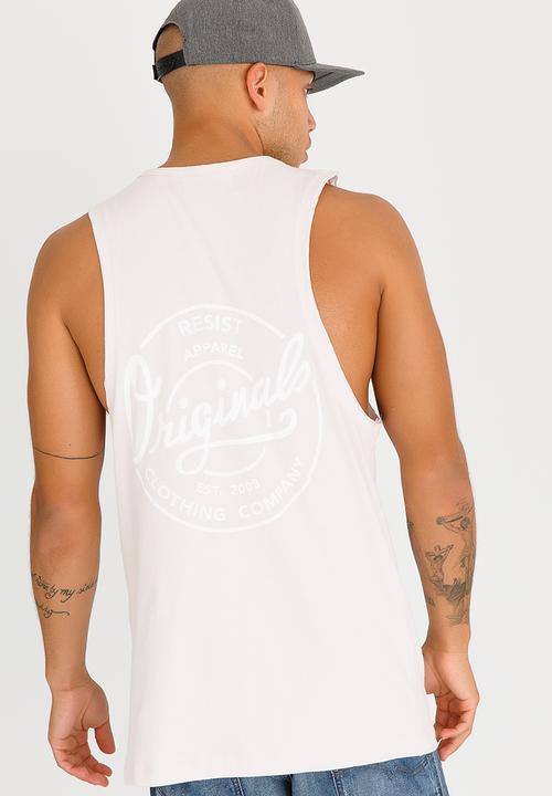 Resist - Originals Printed T Shirt Pale Pink