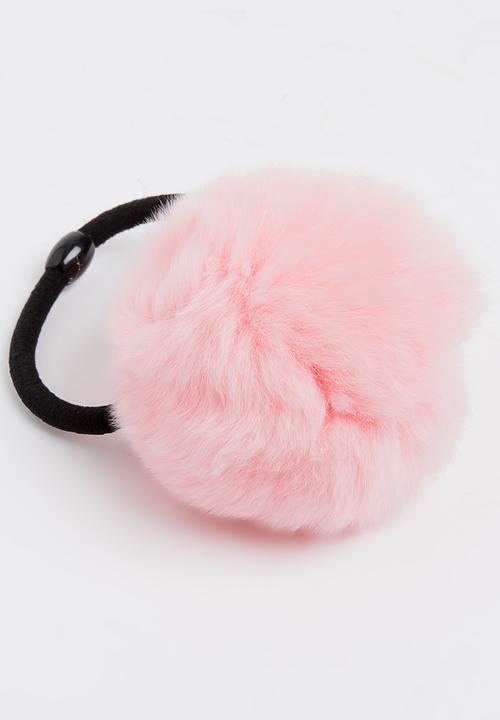 Pop Candy - Pom Pom Hair Tie Pale Pink