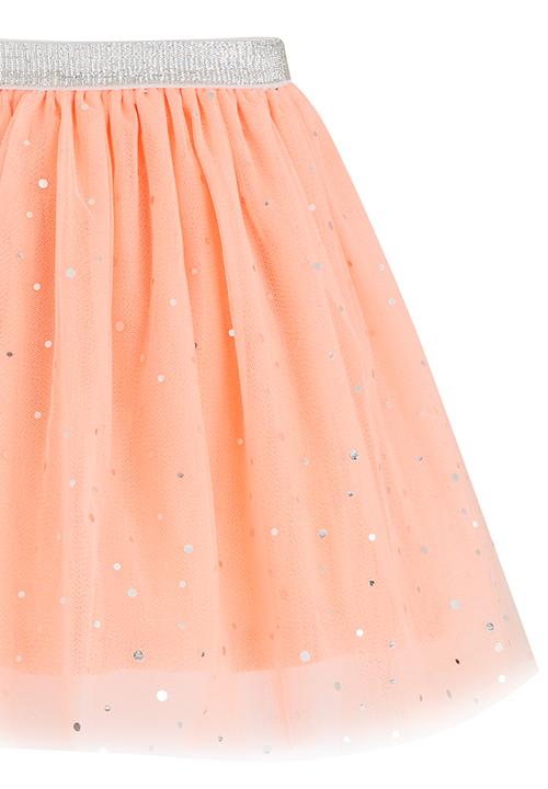 Pop Candy - Mesh Skirt Coral