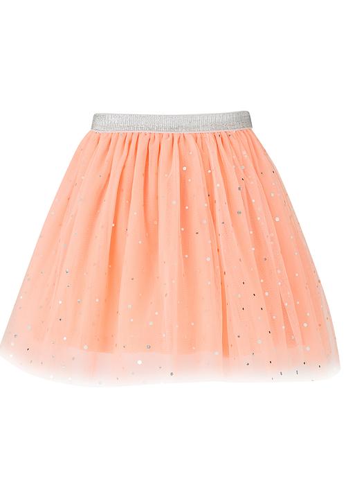 Pop Candy - Mesh Skirt Coral