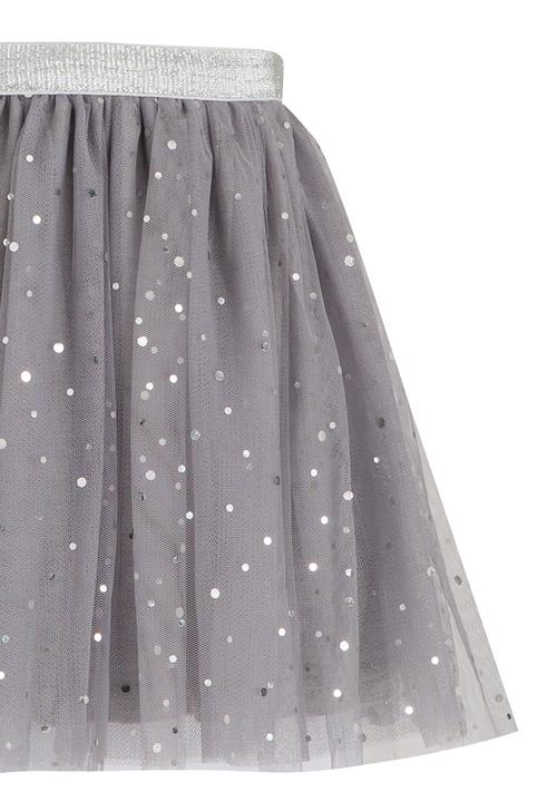Pop Candy - Mesh Skirt Silver