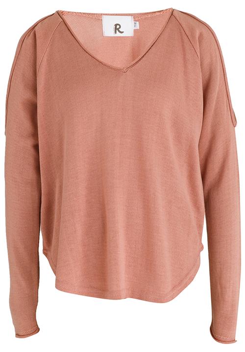 Rebel Republic - Open Shoulder Knit Pale Pink