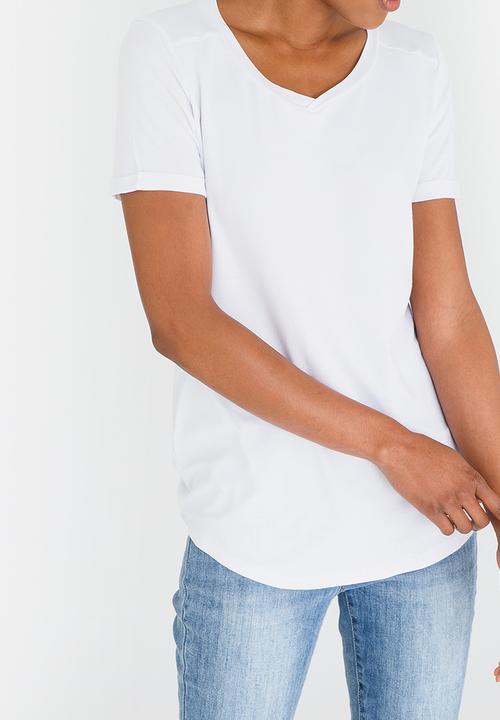 edit - High-Low Tee White