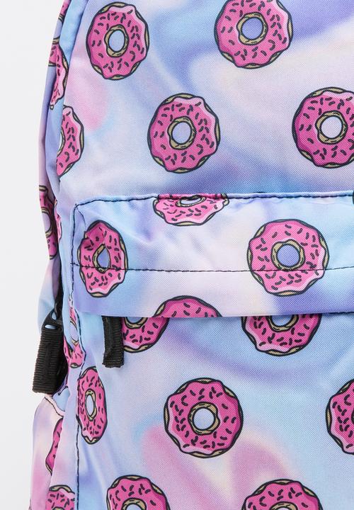 Pop Candy - Donut Printed Backpack Multi-colour