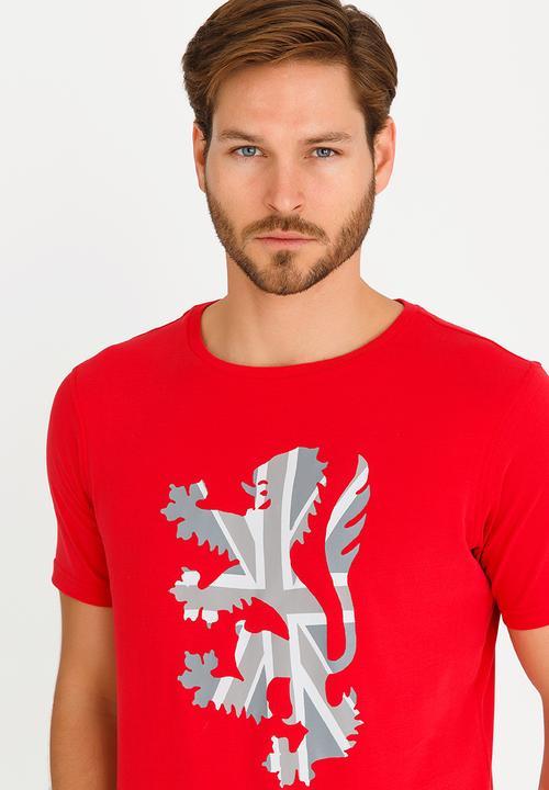 Pringle of Scotland - Hector Tee Red