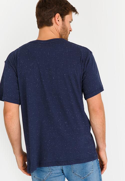JEEP - Applique Embroidered T Shirt Navy