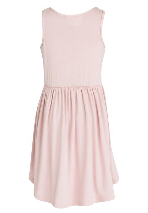See-Saw - Hi-Low Dress with Lace Bodice Pale Pink