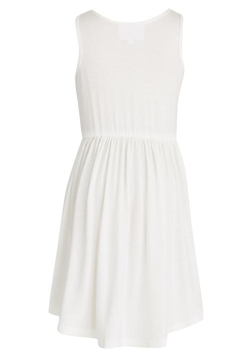 See-Saw - Hi-Low Dress with Lace Bodice Milk