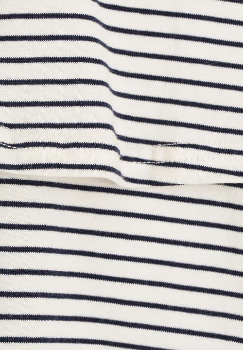 Rebel Republic - Frill Top Navy & White