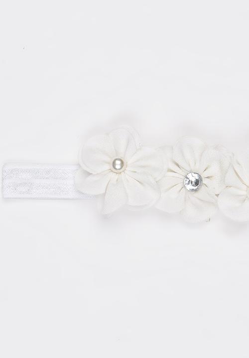 Pop Candy - Flower Headband White