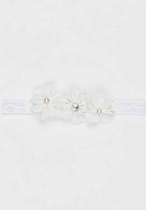 Pop Candy - Flower Headband White