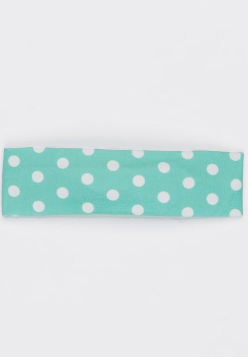 Pop Candy - Spotted Headband Light Green