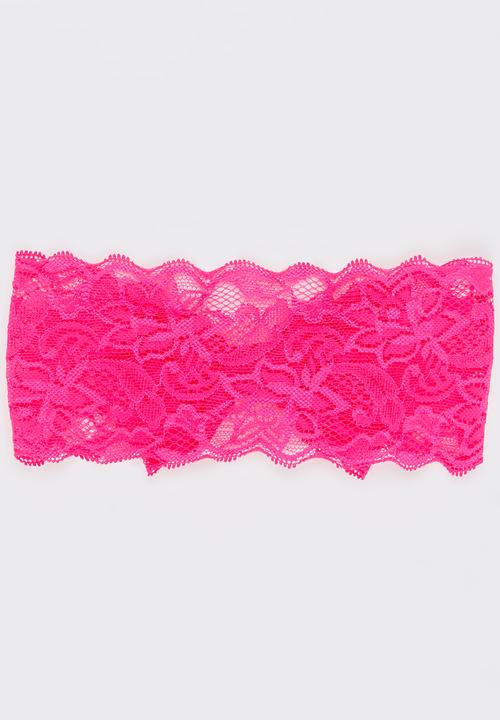 Pop Candy - Lace Headband Cerise Pink
