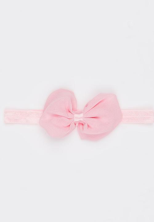 Pop Candy - Bow Headband Pale Pink