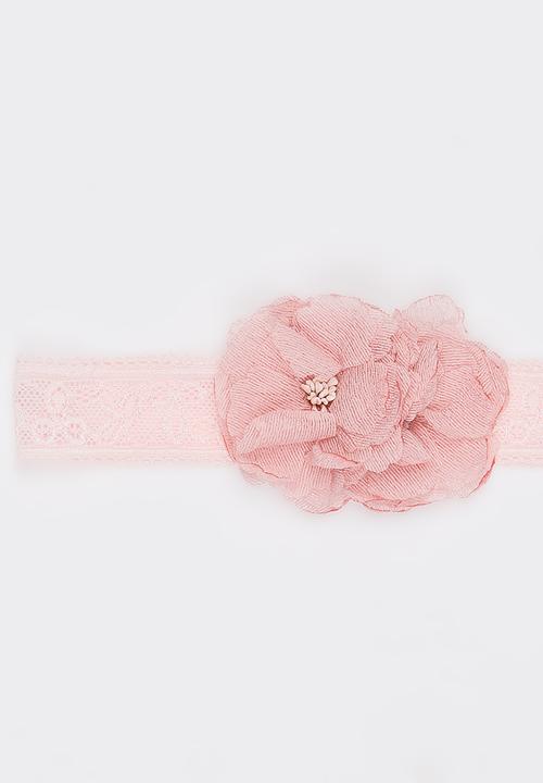 Pop Candy - Lace Headband Pale Pink