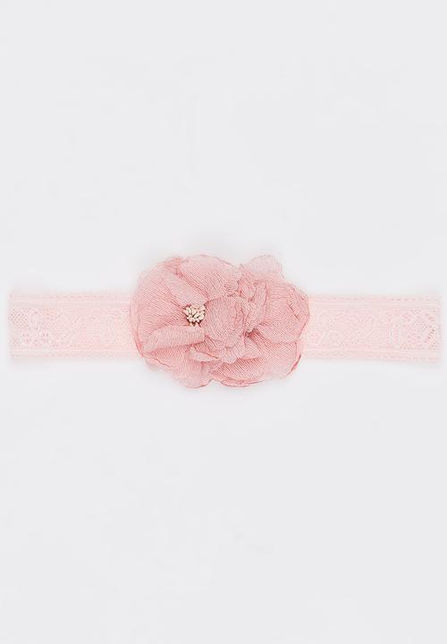 Pop Candy - Lace Headband Pale Pink