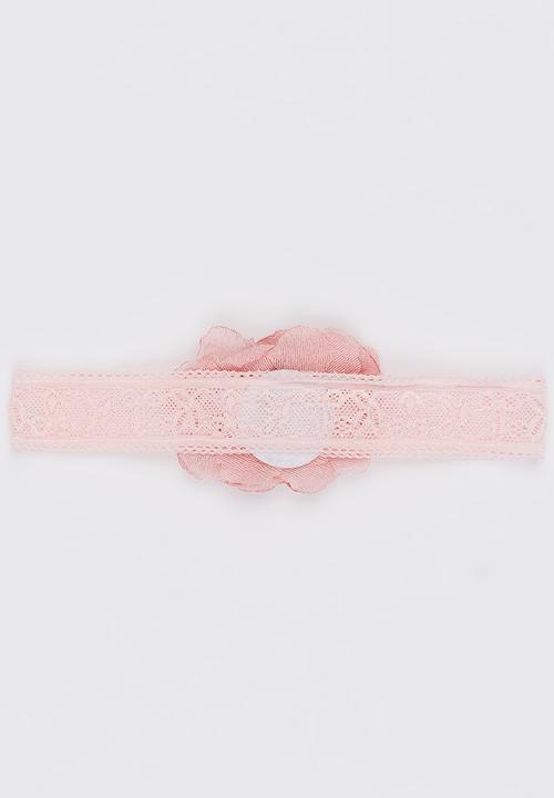 Pop Candy - Lace Headband Pale Pink