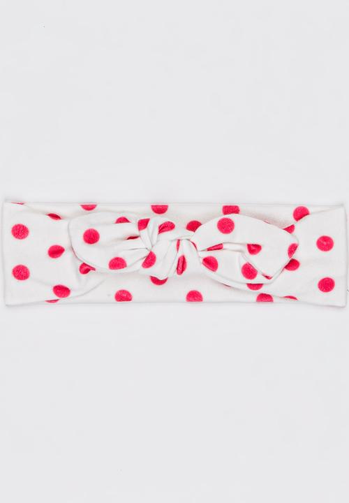 Pop Candy - Spotted Headband White