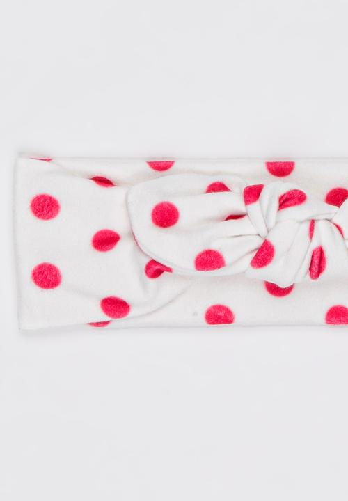 Pop Candy - Spotted Headband White
