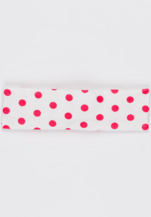 Pop Candy - Spotted Headband White