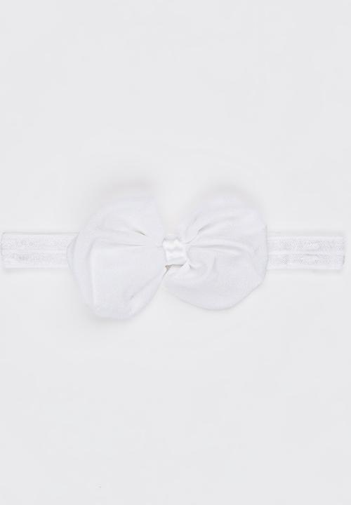 Pop Candy - Bow Headband White