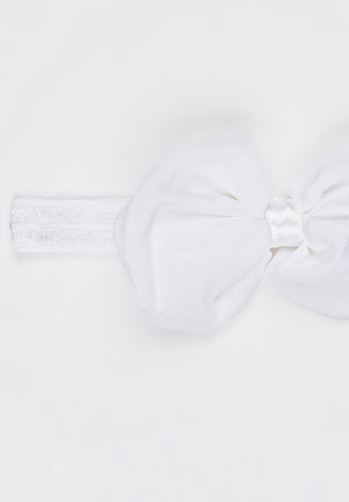 Pop Candy - Bow Headband White