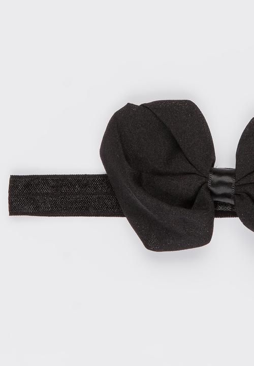 Pop Candy - Bow Headband Black