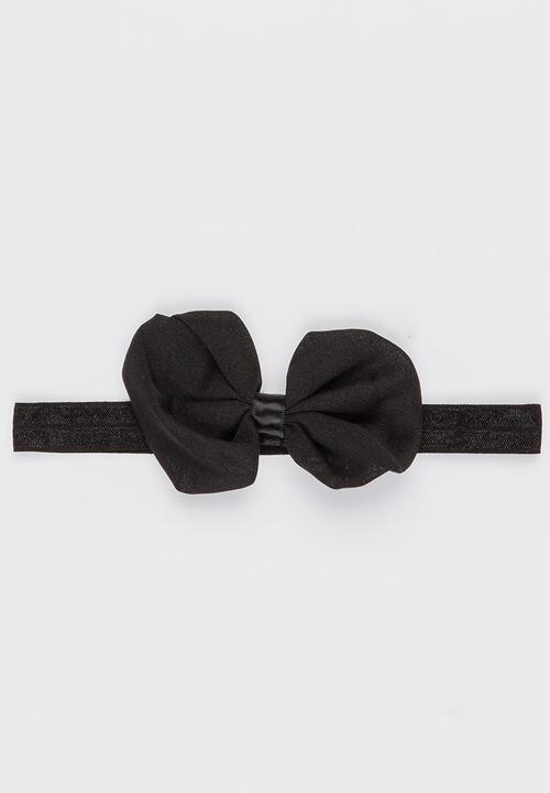 Pop Candy - Bow Headband Black