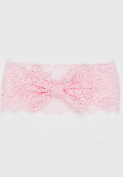 Pop Candy - Lace Headband Pale Pink