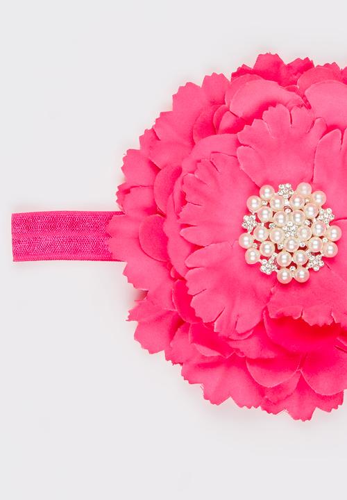 Pop Candy - Flower Headband Cerise Pink