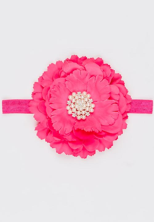 Pop Candy - Flower Headband Cerise Pink