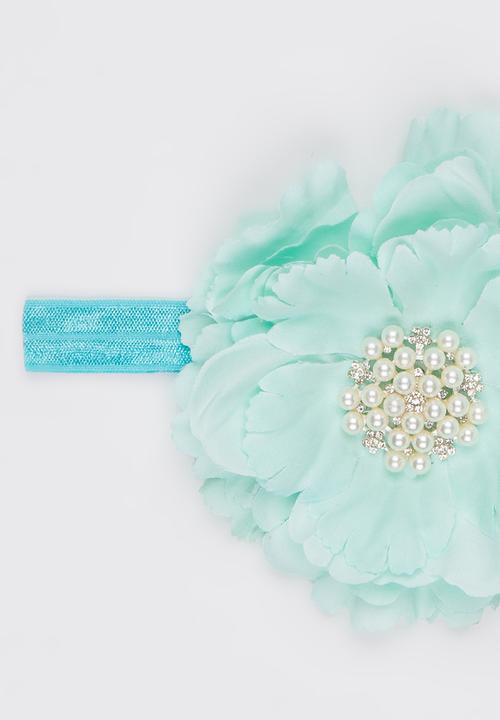 Pop Candy - Flower Headband Aqua