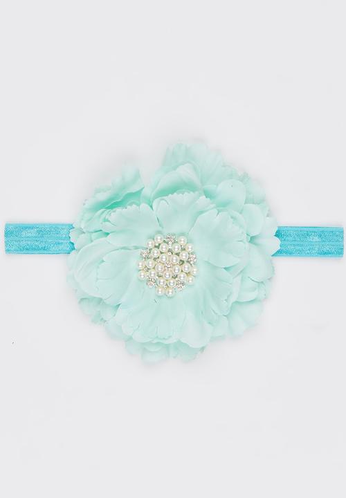 Pop Candy - Flower Headband Aqua