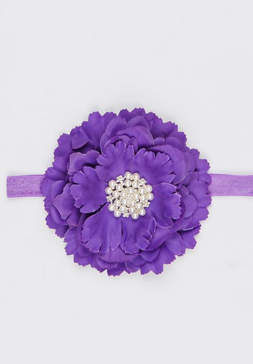 Pop Candy - Flower Headband Mid Purple