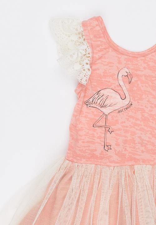 Just chillin - Tutu Dress Coral