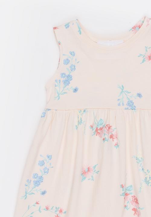 Pop Candy - Printed Floral Dress Multi-colour