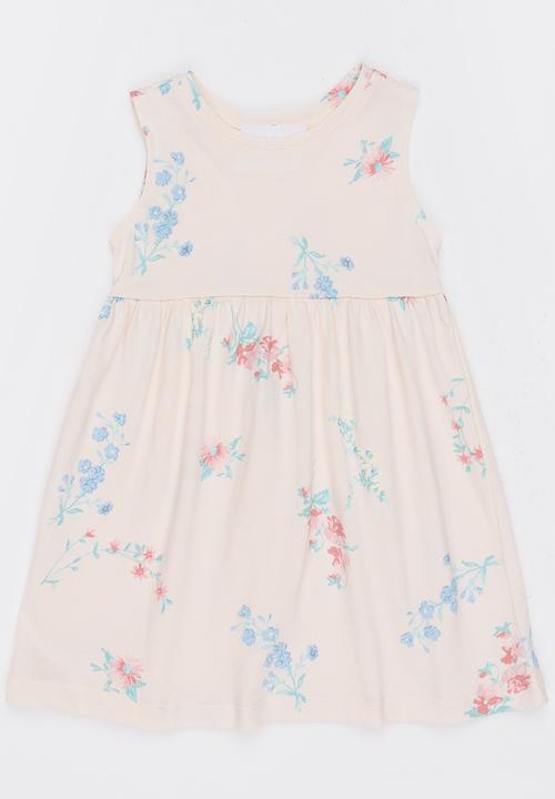 Pop Candy - Printed Floral Dress Multi-colour