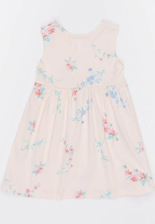 Pop Candy - Printed Floral Dress Multi-colour