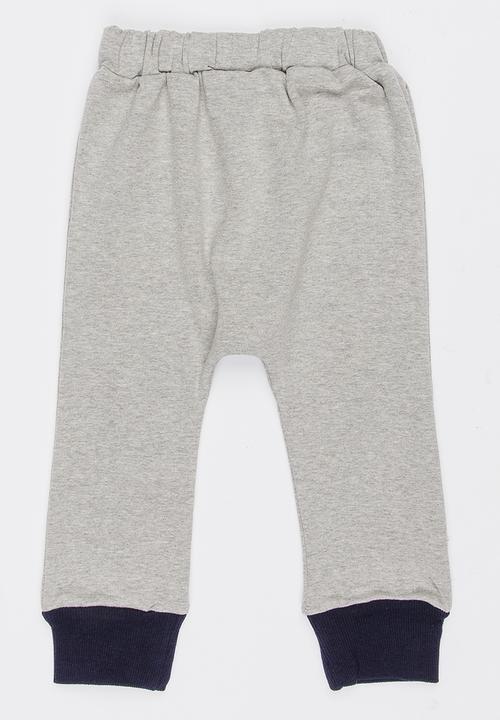 Pop Candy - Joggers with Patch Detail Grey