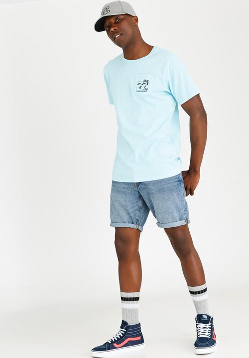 Billabong  - Dead Palm Pocket Tee Pale Blue