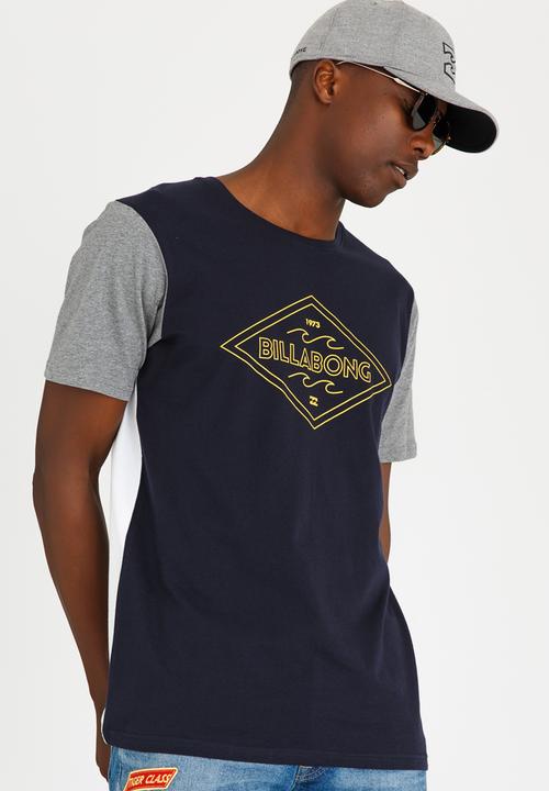 Billabong  - Day Tripper Contrast Tee Dark Blue