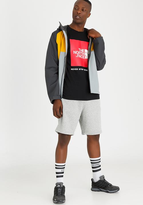 DNU - The North Face - Raglan Red Box Tee Black