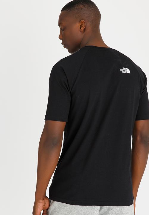DNU - The North Face - Raglan Red Box Tee Black