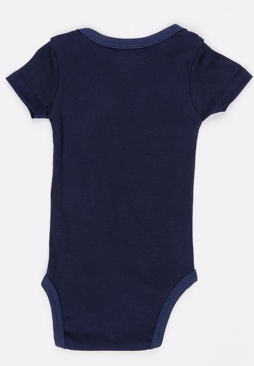 Pop Candy - Printed Bodysuit Navy