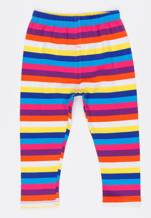 Pop Candy - Stripe Leggings Multi-colour